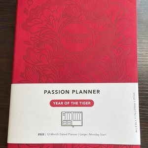 Brand new 2022 Passion Planner-Monday start